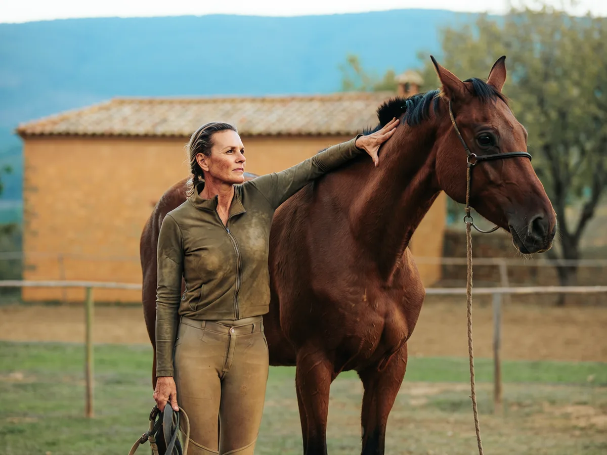 Cours d'équitation à Saint-Ondras, Isère