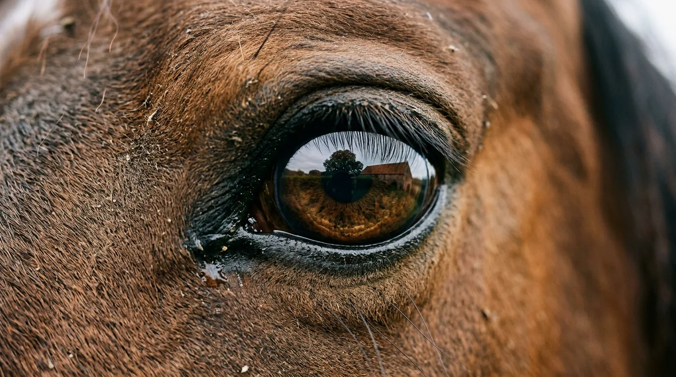 Un regard de cheval, Haras de Cheval Évasion, Saint-Ondras